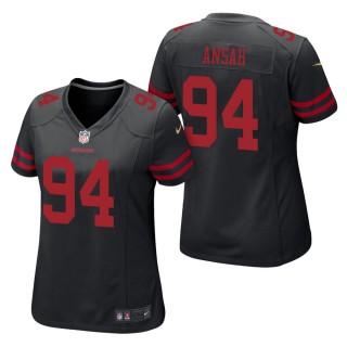 Women's San Francisco 49ers Ezekiel Ansah Black Game Jersey