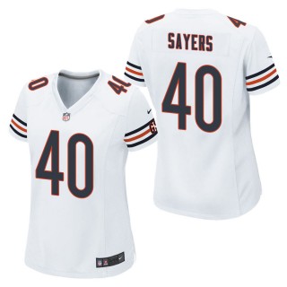 Women's Chicago Bears Gale Sayers White Game Jersey