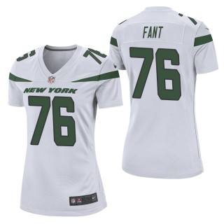 Women's New York Jets George Fant White Game Jersey