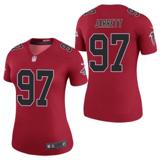 Women's Atlanta Falcons Grady Jarrett Red Color Rush Legend Jersey