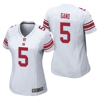 Women's New York Giants Graham Gano White Game Jersey
