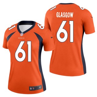 Women's Denver Broncos Graham Glasgow Orange Legend Jersey