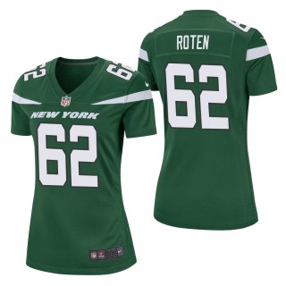 Women's New York Jets Greg Van Roten Green Game Jersey
