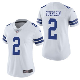 Women's Dallas Cowboys Greg Zuerlein White Vapor Untouchable Limited Jersey