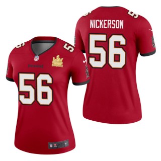 Women's Tampa Bay Buccaneers Hardy Nickerson Red Super Bowl LV Champions Jersey