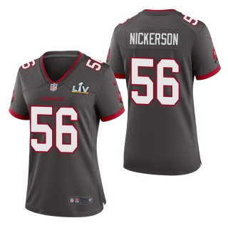 Women's Tampa Bay Buccaneers Hardy Nickerson Pewter Super Bowl LV Jersey