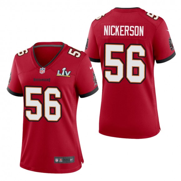 Women's Tampa Bay Buccaneers Hardy Nickerson Red Super Bowl LV Jersey