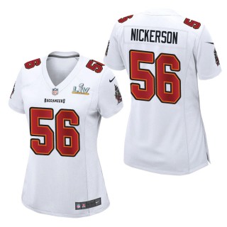 Women's Tampa Bay Buccaneers Hardy Nickerson White Super Bowl LV Jersey