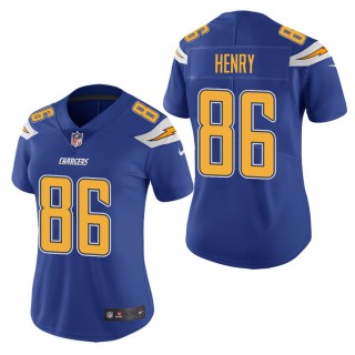 Women's Los Angeles Chargers Hunter Henry Royal Color Rush Limited Jersey