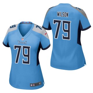 Women's Tennessee Titans Isaiah Wilson Light Blue Game Jersey