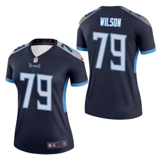 Women's Tennessee Titans Isaiah Wilson Navy Legend Jersey