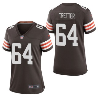 Women's Cleveland Browns J.C. Tretter Brown Game Jersey