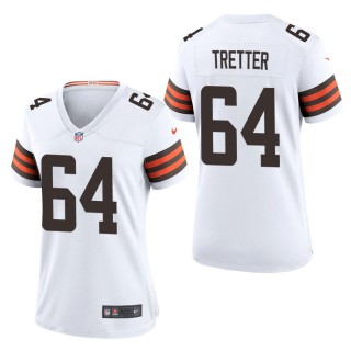 Women's Cleveland Browns J.C. Tretter White Game Jersey