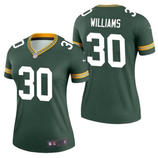 Women's Green Bay Packers Jamaal Williams Green Legend Jersey