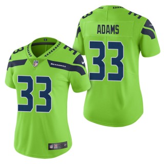 Women's Seattle Seahawks Jamal Adams Green Color Rush Limited Jersey