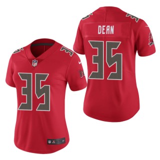 Women's Tampa Bay Buccaneers Jamel Dean Red Color Rush Limited Jersey