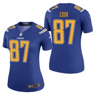 Women's Los Angeles Chargers Jared Cook Royal Color Rush Legend Jersey