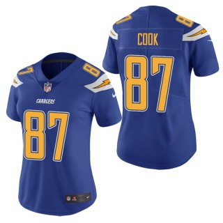 Women's Los Angeles Chargers Jared Cook Royal Color Rush Limited Jersey