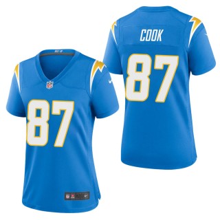 Women's Los Angeles Chargers Jared Cook Powder Blue Game Jersey