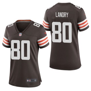 Women's Cleveland Browns Jarvis Landry Brown Game Jersey