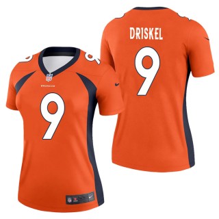 Women's Denver Broncos Jeff Driskel Orange Legend Jersey