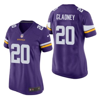 Women's Minnesota Vikings Jeff Gladney Purple Game Jersey
