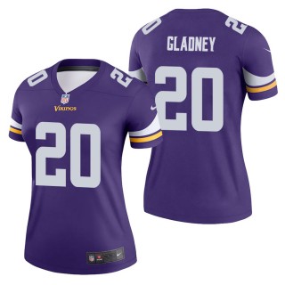 Women's Minnesota Vikings Jeff Gladney Purple Legend Jersey