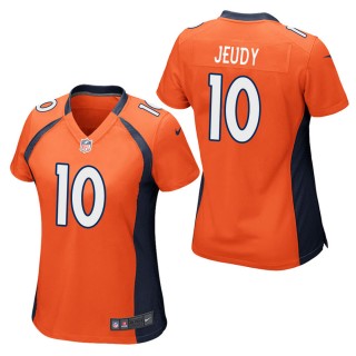 Women's Denver Broncos Jerry Jeudy Orange Game Jersey