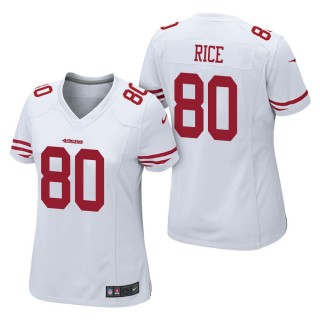 Women's San Francisco 49ers Jerry Rice White Game Jersey