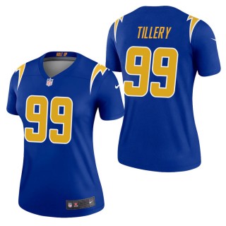 Women's Los Angeles Chargers Jerry Tillery Royal 2nd Alternate Legend Jersey