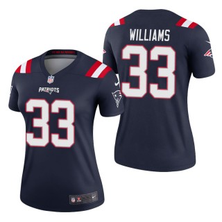 Women's New England Patriots Joejuan Williams Navy Legend Jersey
