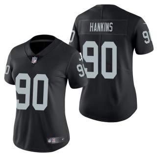 Women's Las Vegas Raiders Johnathan Hankins Black Vapor Untouchable Limited Jersey