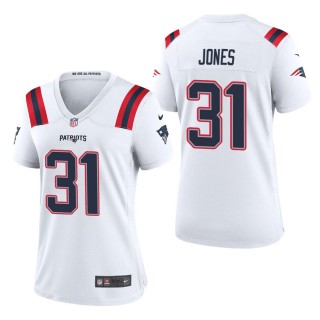 Women's New England Patriots Jonathan Jones White Game Jersey