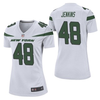 Women's New York Jets Jordan Jenkins White Game Jersey