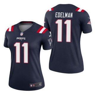 Women's New England Patriots Julian Edelman Navy Legend Jersey