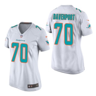 Women's Miami Dolphins Julie'n Davenport White Game Jersey