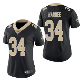 Women's New Orleans Saints Justin Hardee Black Vapor Untouchable Limited Jersey