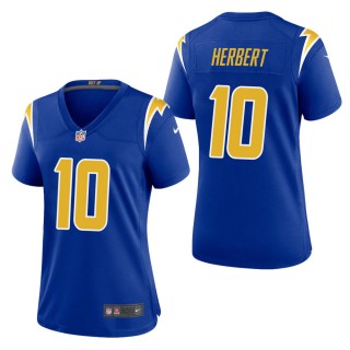 Women's Los Angeles Chargers Justin Herbert Royal 2nd Alternate Game Jersey