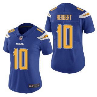 Women's Los Angeles Chargers Justin Herbert Royal Color Rush Limited Jersey