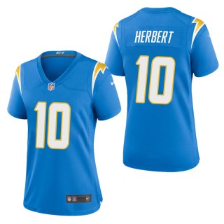 Women's Los Angeles Chargers Justin Herbert Powder Blue Game Jersey