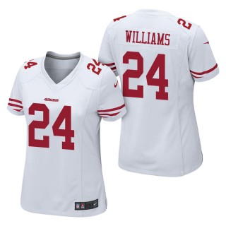 Women's San Francisco 49ers K'Waun Williams White Game Jersey