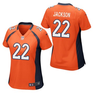 Women's Denver Broncos Kareem Jackson Orange Game Jersey
