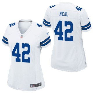 Women's Dallas Cowboys Keanu Neal White Game Jersey