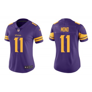 Women's Minnesota Vikings Kellen Mond Purple Color Rush Limited Jersey