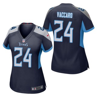 Women's Tennessee Titans Kenny Vaccaro Navy Game Jersey