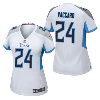 Women's Tennessee Titans Kenny Vaccaro White Game Jersey