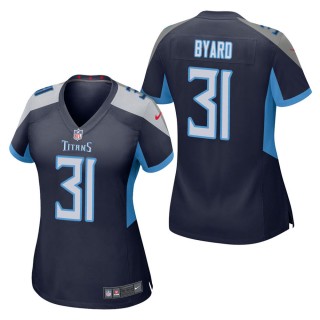 Women's Tennessee Titans Kevin Byard Navy Game Jersey