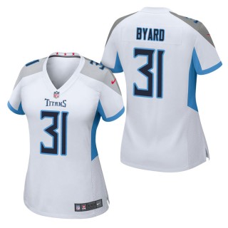 Women's Tennessee Titans Kevin Byard White Game Jersey