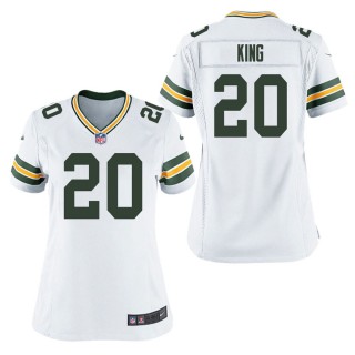 Women's Green Bay Packers Kevin King White Game Jersey