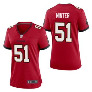 Women's Tampa Bay Buccaneers Kevin Minter Red Game Jersey